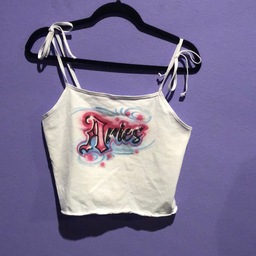 “Aries” crop camisole and shorts